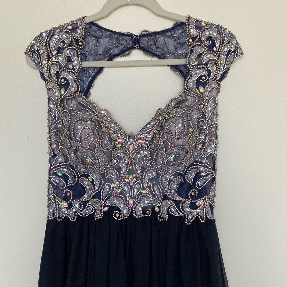 Navy Blue Gown